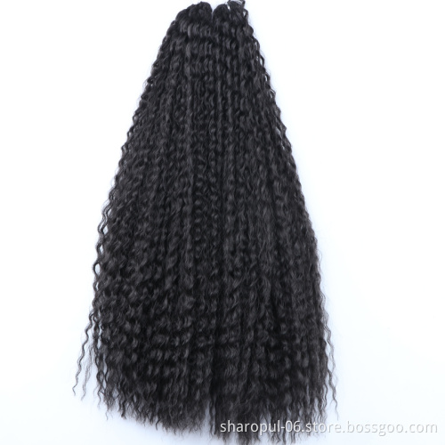 Brazilian Braids Hair extension 18inch 90gram Fox wave Jumbo crochet braid synthetic ombre braiding hair